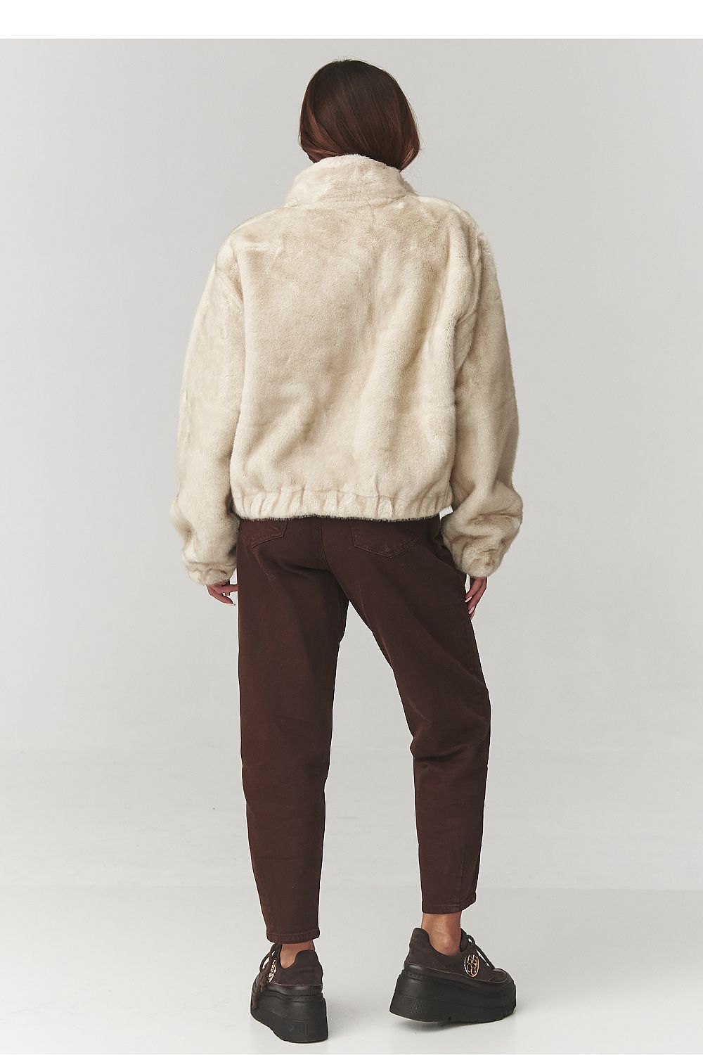 Giubbino model 220779 Makadamia