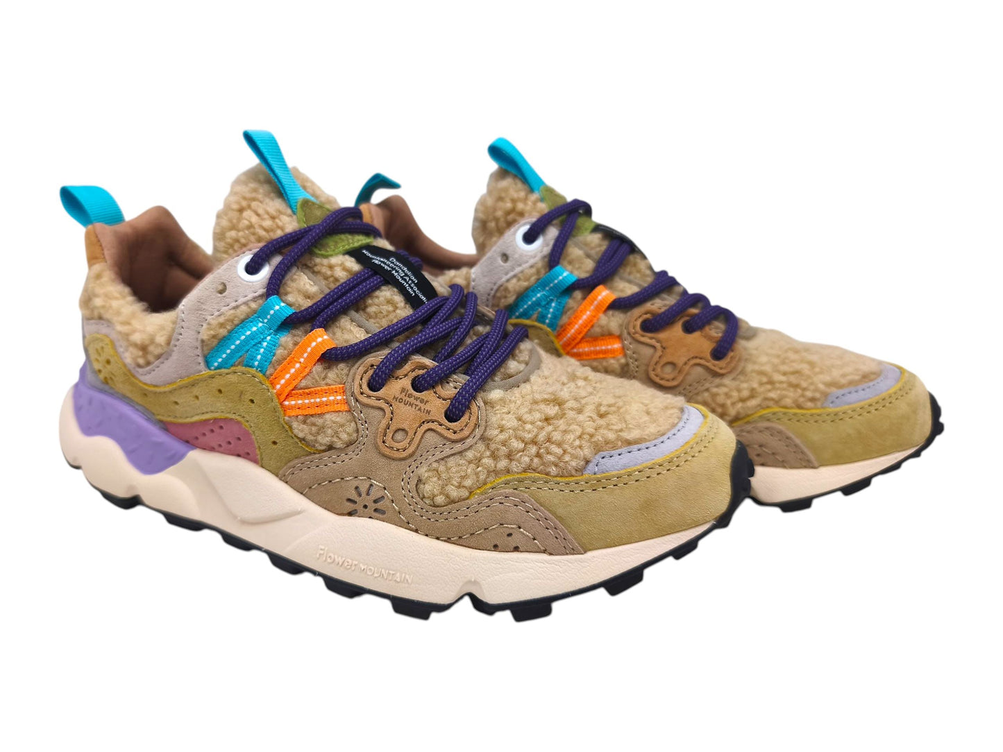 Scarpe Yamano 3 Teddy Donna Beige/Multi