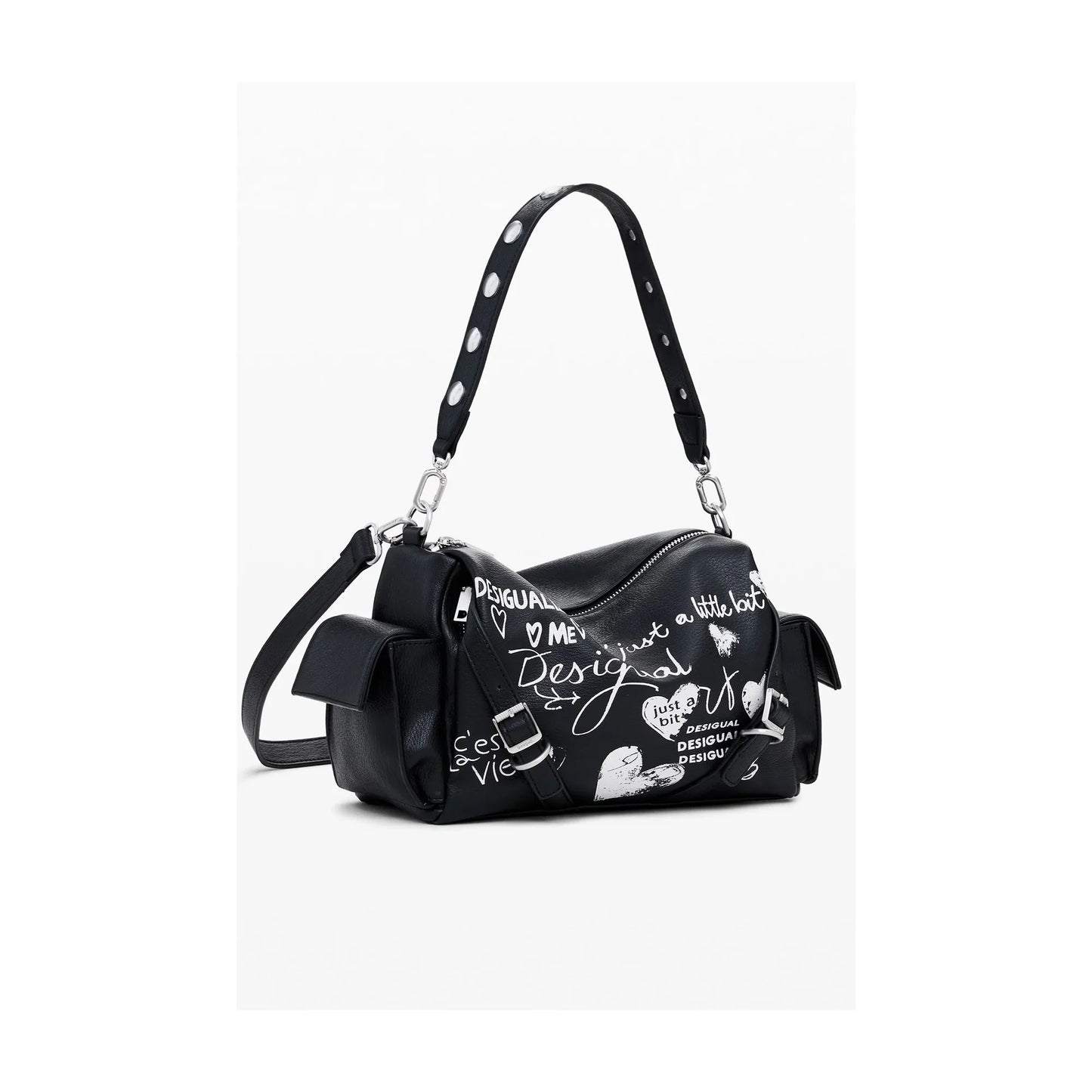 DESIGUAL Borsa Donna a Spalla Nera Seshat Habana