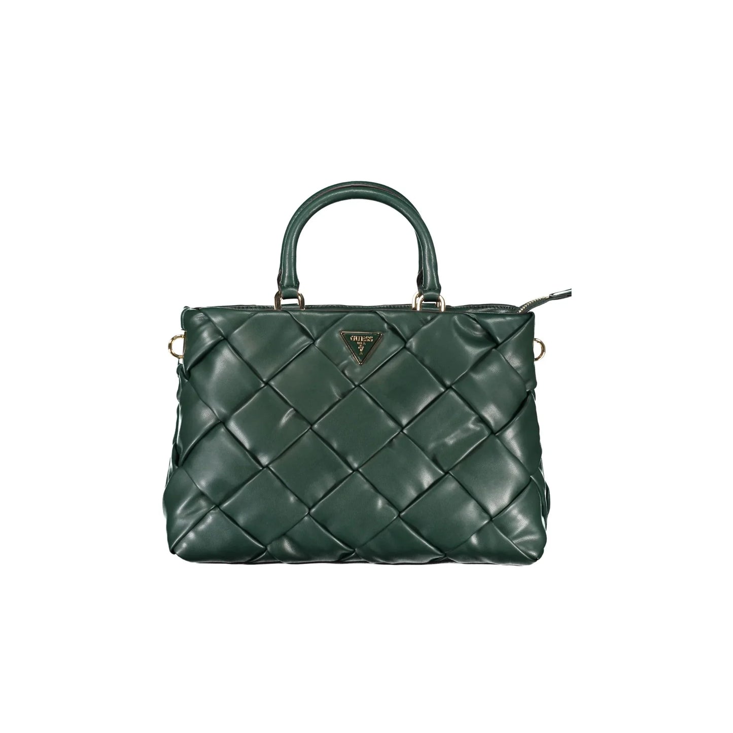 Guess Jeans Borsa Donna a Mano Zaina Verde con Tracolla Regolabile