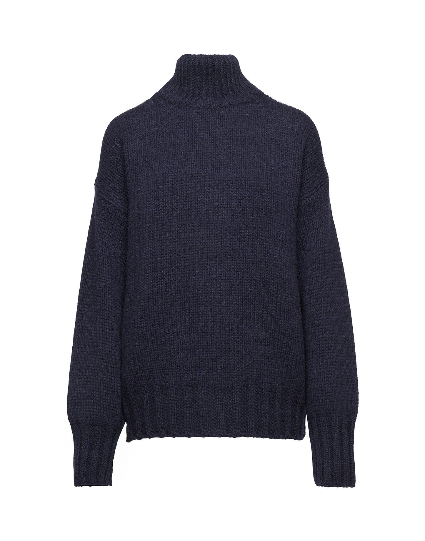 DOUUOD Maglione Dolcevita in Lana e Cashmere Oltremare