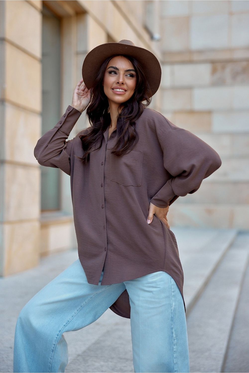  Camicia a manica lunga  model 201520 Roco Fashion 