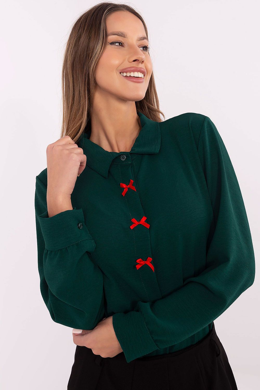 Camicia a manica lunga  model 203946 Italy Moda 