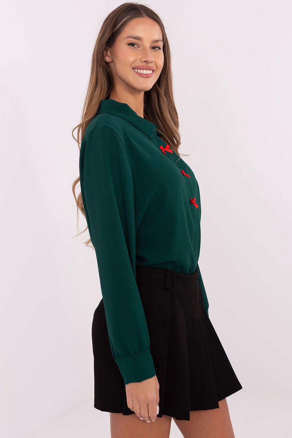  Camicia a manica lunga  model 203946 Italy Moda 