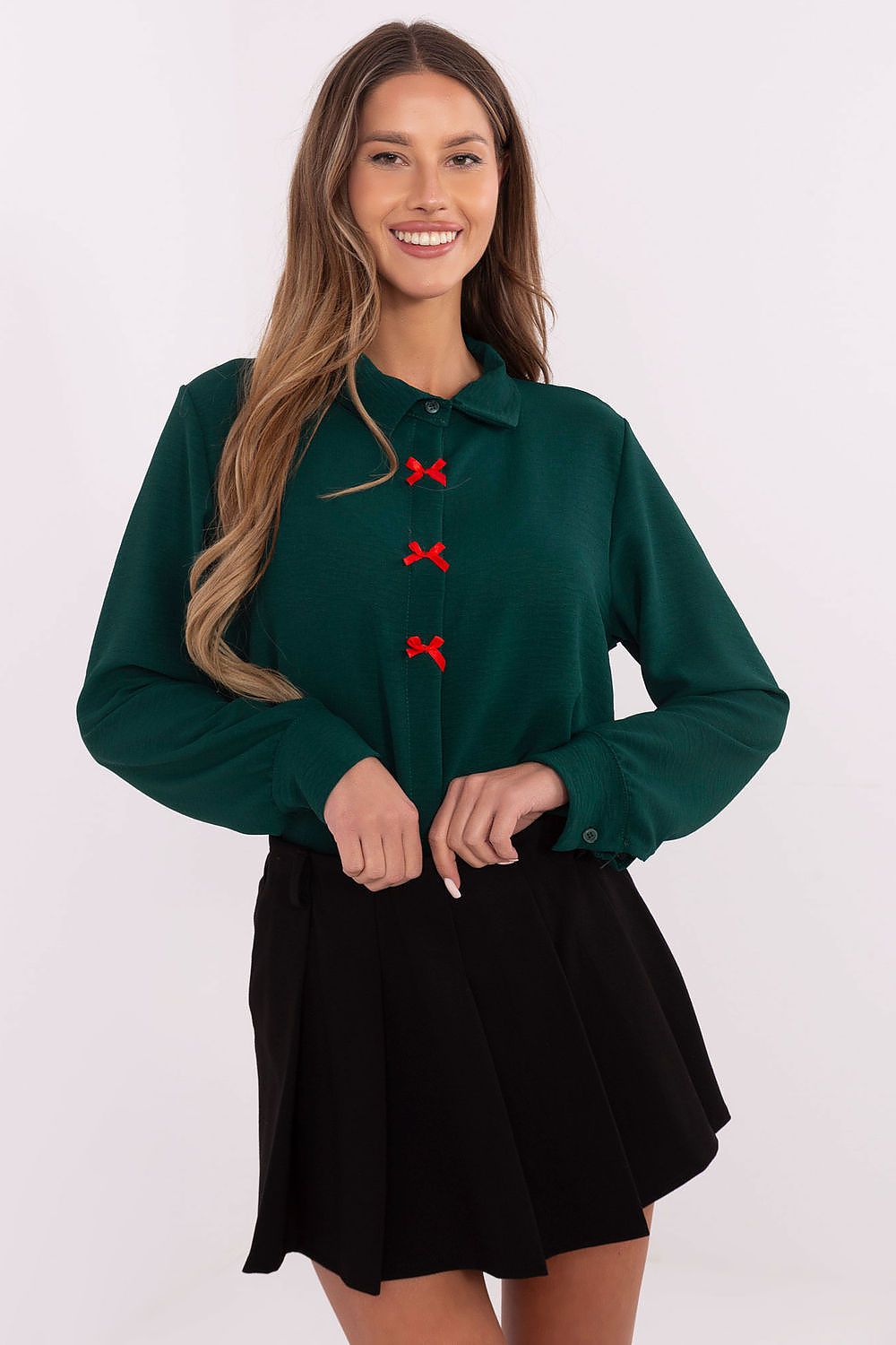  Camicia a manica lunga  model 203946 Italy Moda 