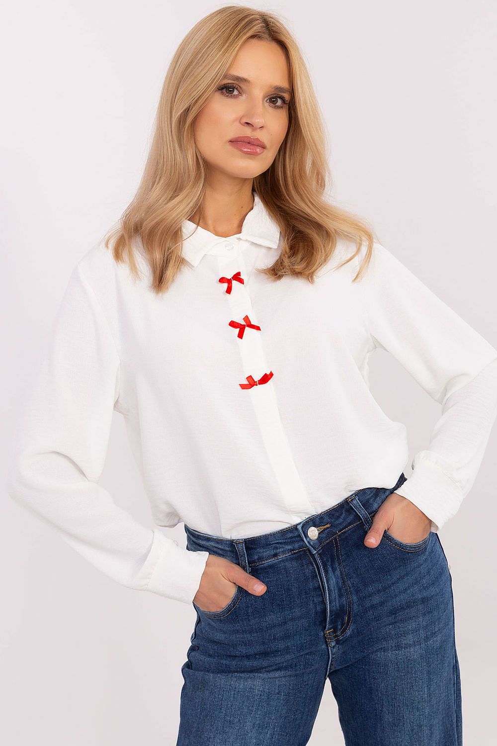  Camicia a manica lunga  model 204360 Italy Moda 