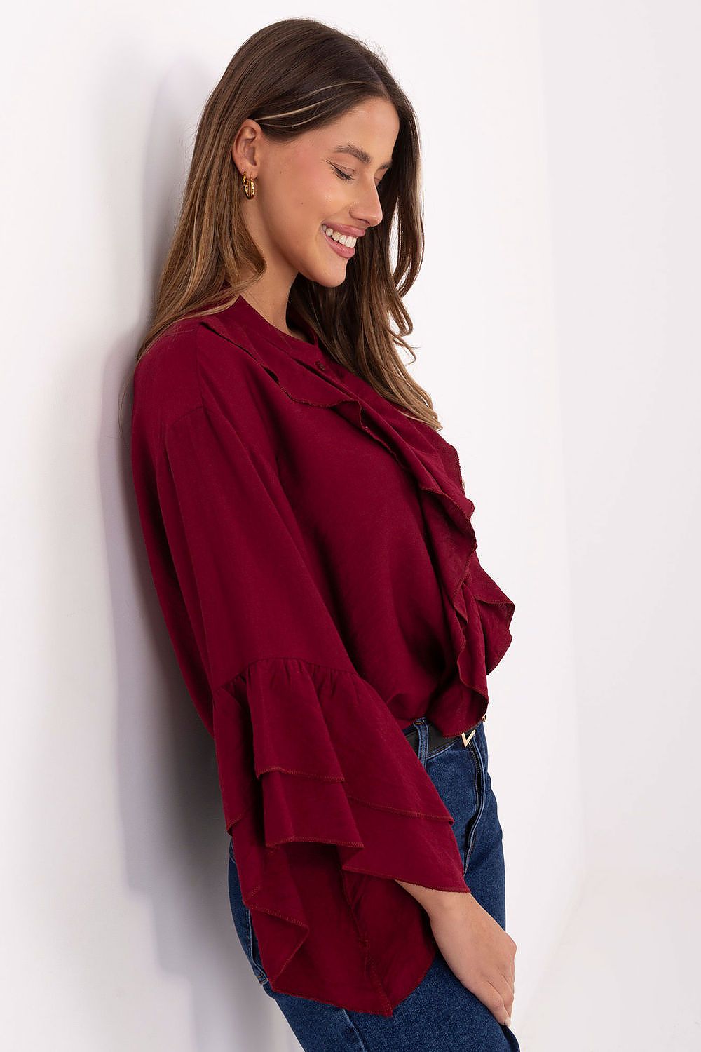  Camicia a manica lunga  model 220226 Rue Paris 